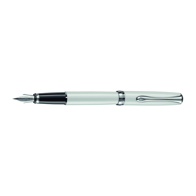 Stilou White Pearl Penita M Din Otel Inoxidabil Corp Metalic Lacuit Alb/negru Accesorii Cromate