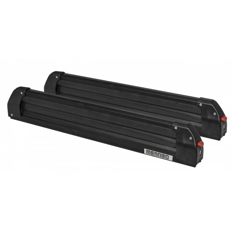 Suport schi snowboard Menabo Silver Ice BLACK pe bare transversale