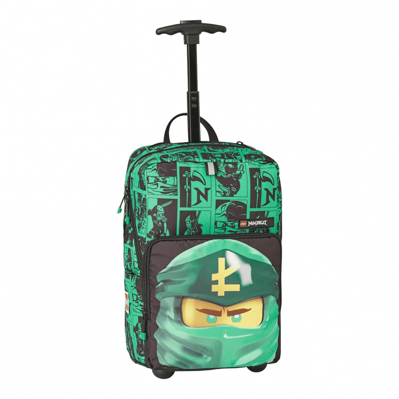 Troller/ghiozdan Scoala Lego Core Line - Design Ninjago Green