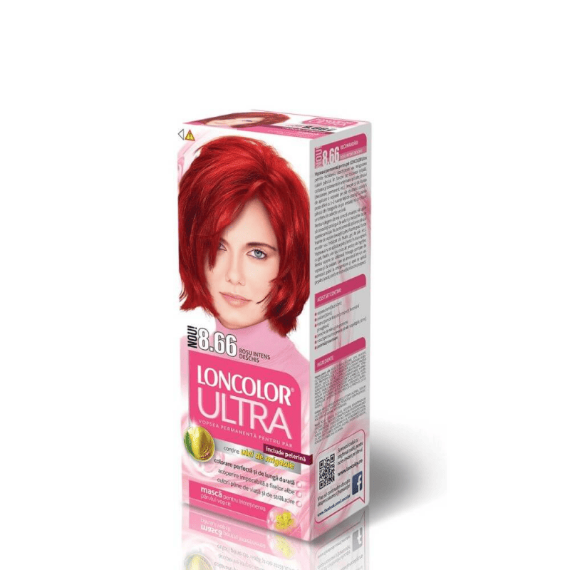 Vopsea de Par Permanenta LONCOLOR Ultra 8.66