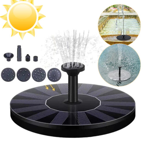 Fantana arteziana plutitoare cu panou solar