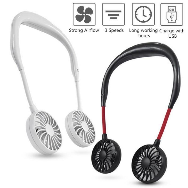 Mini ventilator portabil pentru gat