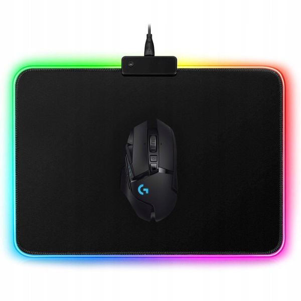 Mousepad de gaming cu iluminare LED RGB 7 Culori