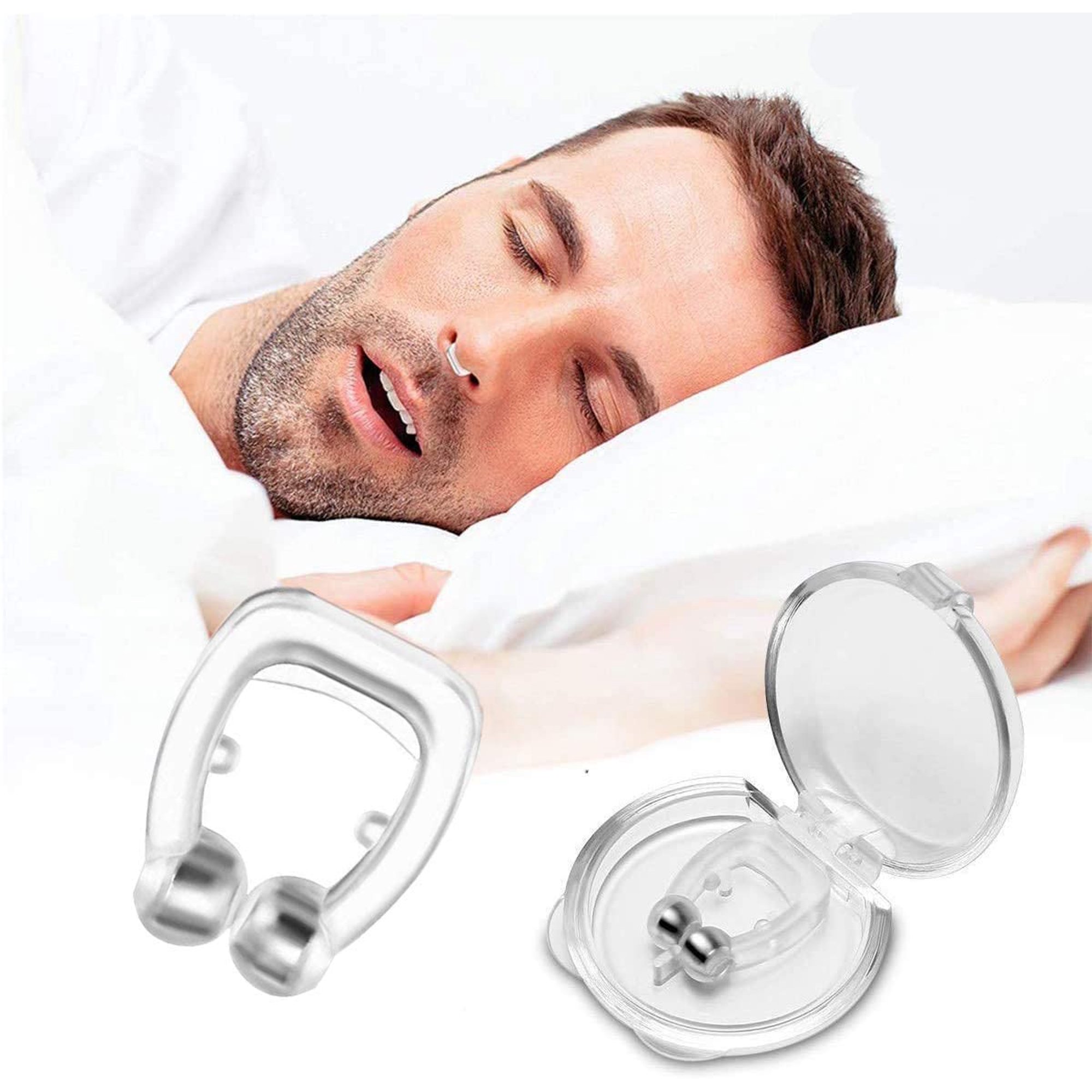 Set 2 x Clips magnetic impotriva sforaitului