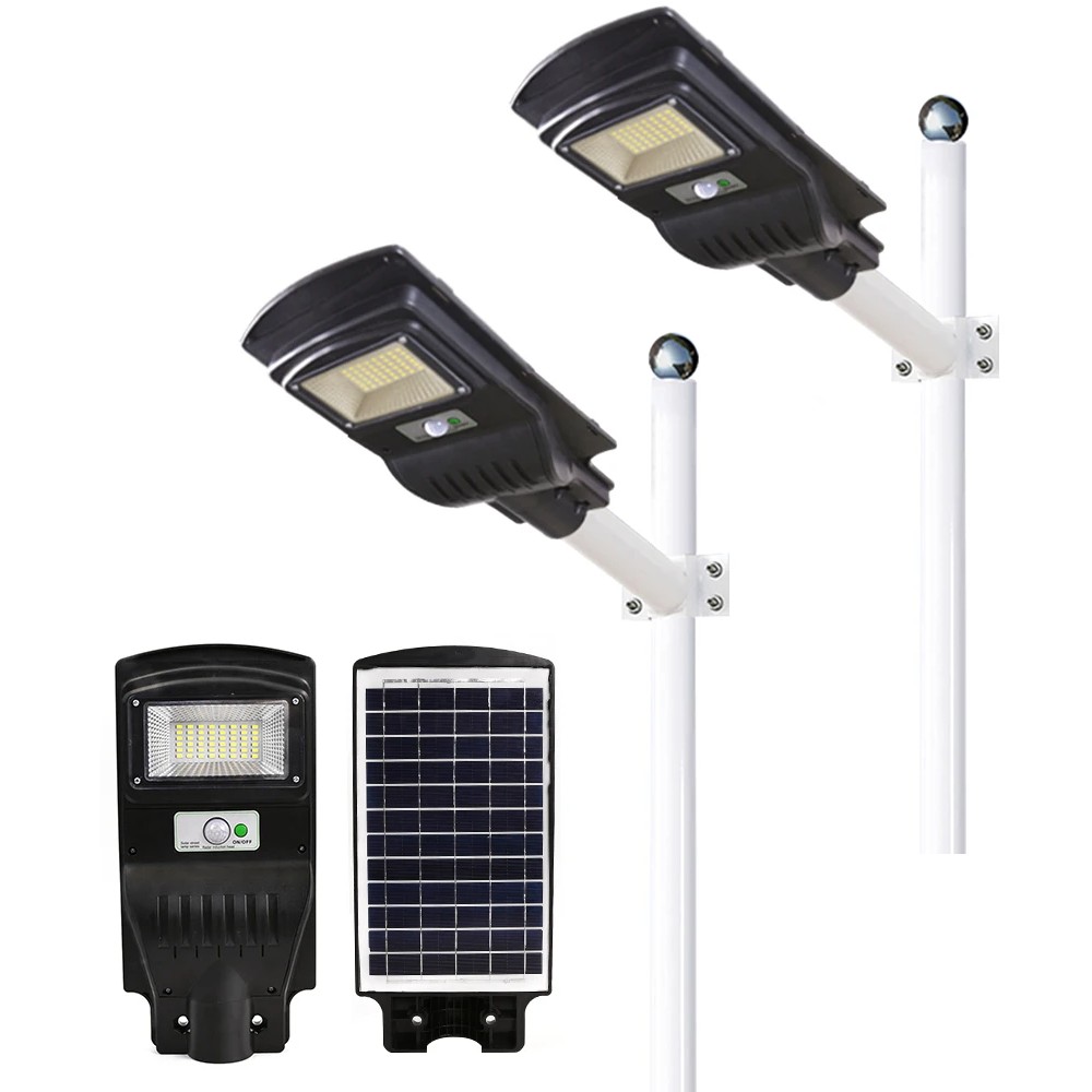 Set 2 x Lampa solara 50W cu senzor de miscare