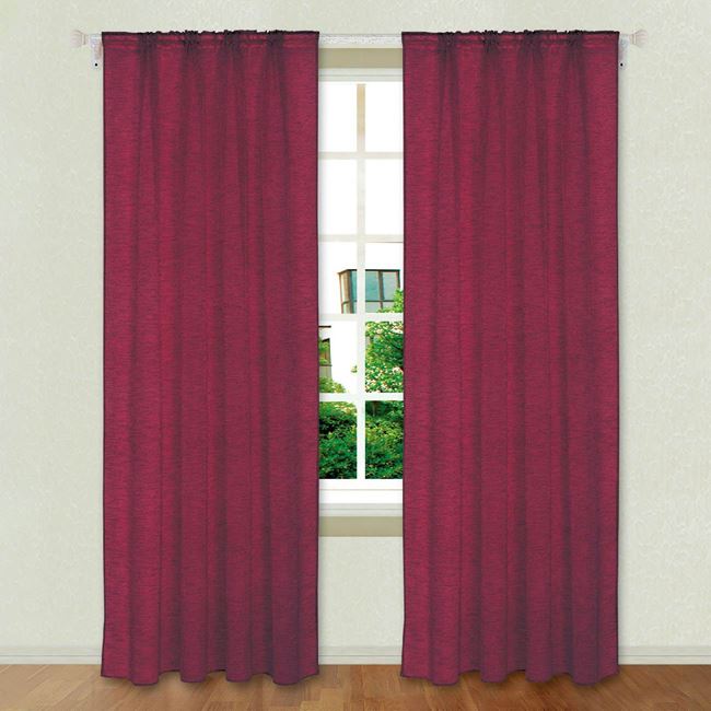 Set 2 x Perdea Rosu Bordo 140x260 cm