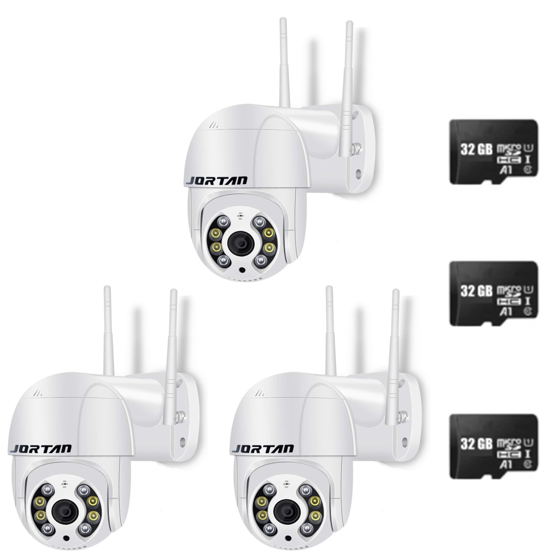 Set 3 x camera de supraveghere IP 360 WiFi