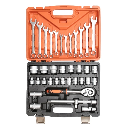 Trusa 37 piese G-1009 chei fixe si tubulare