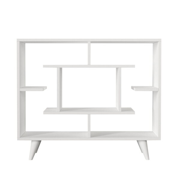 Biblioteca UnicUtil, 90 x 76 x 22 cm, Alb - imagine 4