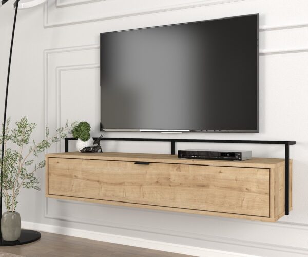 Comodă Tv Natural Elegance, 138 x 34 x 56 cm, Bardolino, UnicUtil - imagine 5