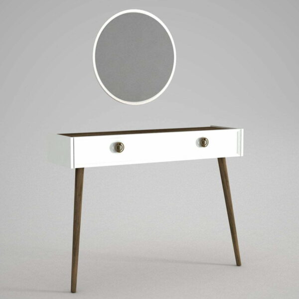 Masa Decor Living/Hol, UnicUtil Luxury Edition, 120x35x89 cm, Alb Nuc - imagine 6