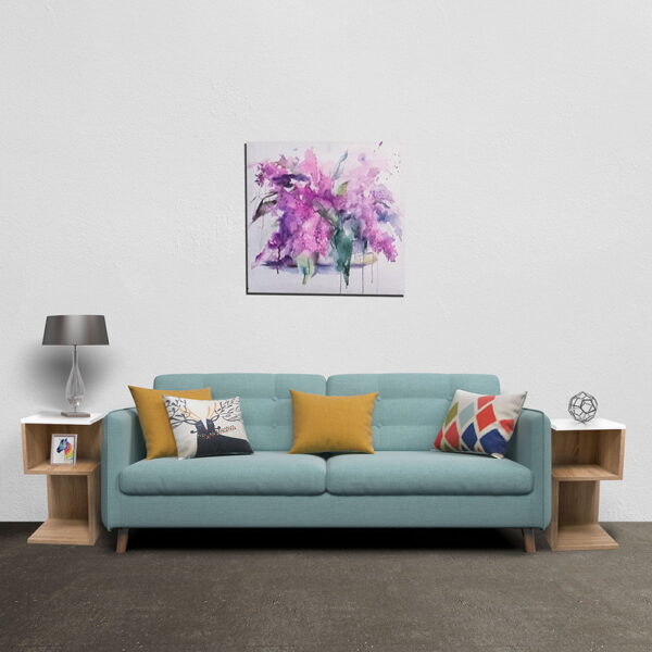 Noptiera UnicUtil cu rafturi pe trei niveluri in model S, Alb Stanga 30 x 30 x 55cm - imagine 11
