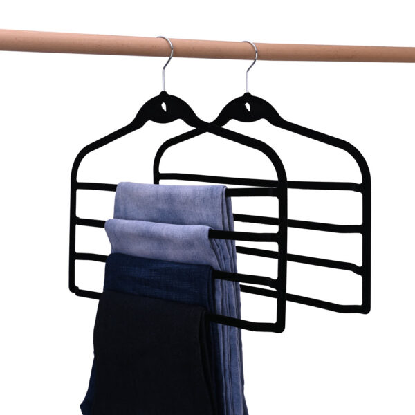 Umeras organizator pentru pantaloni, Antialunecare, UnicUtil, Negru, UUUM51 - imagine 6