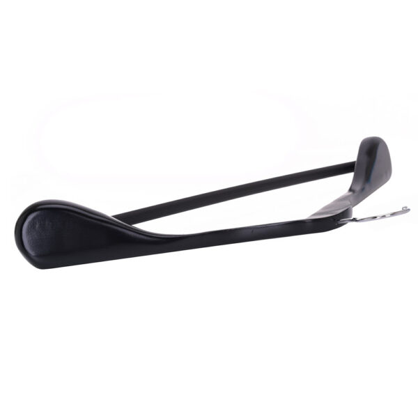 Umerase Tricouri din Lemn cu Umeri Lați și Design Modern, Negru, UUUM15 - imagine 6