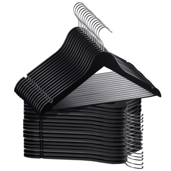 Umerase lemn unic hangers din lemn de artar, Negru, UUUM13 - imagine 4