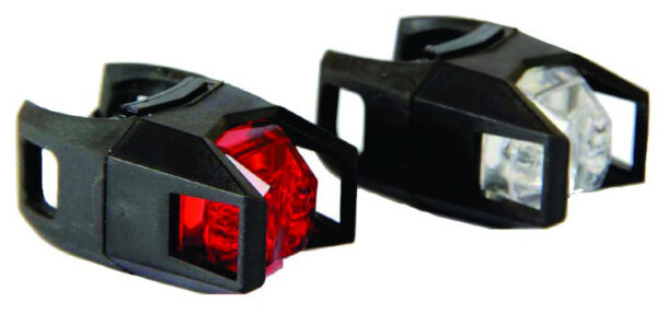 Set Far + Stop Fighter 1 Led 2 Functii Negru, Set Far+Stop