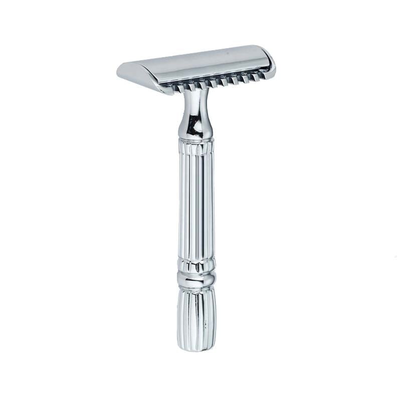 Aparat de ras Classic Safety Razor Techstar® SR9, Aliaj de Zinc, Cu Lame De Rezerva, Reutilizabil, Ecologic, Argintiu, Alte categorii – ofertă, preț și specificații