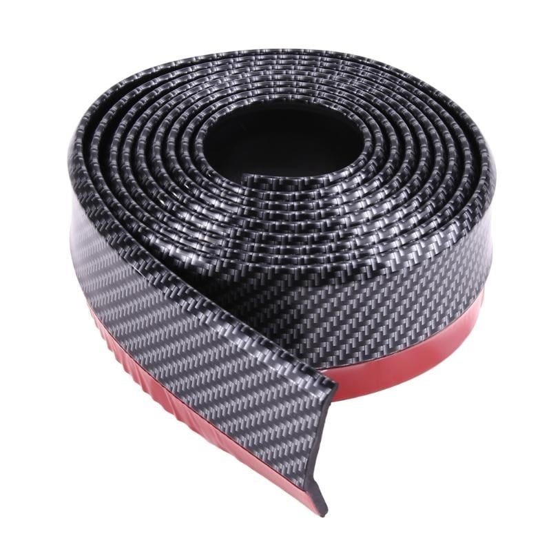 Banda Protectie Design Pentru Usa, Prag, Bara Tuning Auto Interior/Exterior Universala din Cauciuc Model Fibra de Carbon 2.5M, Accesorii tuning auto - imagine 9