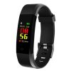 Bratara Smart Fitness Techstar® ID115 Plus Fitness, 0,95" OLED, BT4.0, Waterproof IP65, Monitorizare Puls, Tensiune, Negru, Ceasuri si bratari smart – ofertă, preț și specificații
