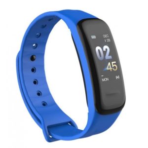 Bratara Smart Smartband Techstar® C1 Fitness, Waterproof IP65, BT4.0, OLED Color, Albastru, Ceasuri si bratari smart – ofertă, preț și specificații