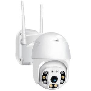 Camera Supraveghere IP PTZ Techstar® P12, Dome, Wireless, 355°, 1080p, LED+IR, Exterior, ONVIF, NVR, Senzor Miscare, Microfon, Camere supraveghere wireless