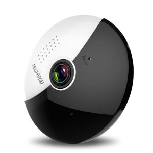 Camera Supraveghere Video Techstar® V380 3602T, Full HD 1080P, Wireless, 360°, Detectare Miscare, Microfon, Difuzor, Camere supraveghere wireless