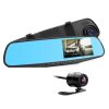 Camera Video Auto Discreta tip Oglinda cu Doua Camere Full HD Fata/Spate Techstar® L9000