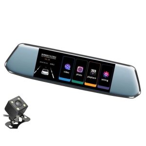 Camera Video Auto Dubla tip Oglinda L809 DVR Techstar® 7" 5MP 170 Grade FullHD 1080P