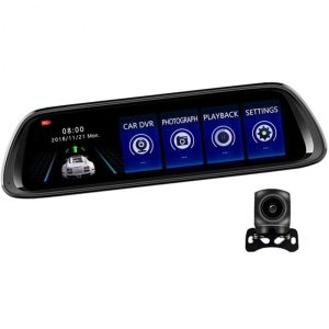 Camera Video Auto Oglinda DVR Dubla FullHD Techstar® K62, Unghi 170°, Display IPS LED 10", Nightvision, Wide Range, cu Microfon, Camere auto DVR – ofertă, preț și specificații