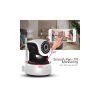 Camera de Supraveghere Interior IP Wireless Techstar® RL-22 Pan / Tilt HD 720P Leduri Infrarosu IoS si Android, Camere supraveghere wireless - imagine 3