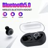Casti Bluetooth Wireless Techstar® TWS Earbud cu Tehnologie BT 5.0 Negru, Casti - imagine 4