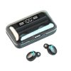 Casti F9 Smart Techstar®, Wireless, Bluetooth V5.0, SplashResistent, Touch, iOS, 1200mAh, Android, Negru, Casti - imagine 11