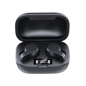 Casti Smart Techstar® TWS S11S, Wireless, Bluetooth V5.0, IPX6, HD Audio, Touch, iOS, Android, Type-C, Negru, Casti