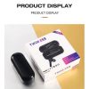 Casti Techstar® TWS TW08, Wireless si Bluetooth V5.0, Waterproof, Negru, HiFi, Anynet, Casti - imagine 9