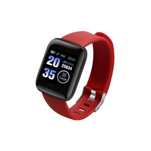 Ceas Smartwatch Techstar® D13 Rosu, Bluetooth 4.0, Compatibil Android & iOS, Unisex, Rezistent la Apa, Ceasuri si bratari smart – ofertă, preț și specificații