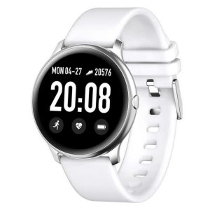 Ceas Smartwatch Techstar® KW19 Alb, 1.3 inch HD Rotund, Monitorizare Cardiaca, Tensiune. Oxigenare, Bluetooth 4.0, Ceasuri si bratari smart – ofertă, preț și specificații