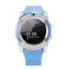 Ceas Smartwatch V8 Albastru HandsFree Bluetooth 3.0 Micro SIM Android Camera 1.3MP, Ceasuri si bratari smart - imagine 5