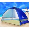 Cort Pentru Plaja Albastru Inchis Anti-UV Tip Pop-up pentru 2 Persoane Marime 200x120x130cm, Alte categorii - imagine 4