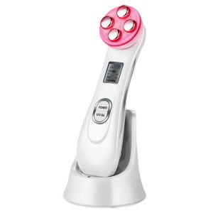 Dispozitiv Redus Ridurile Techstar® VMF101, EMS 3 in 1, Ultrasonic, Infrarosu, pentru Fata si Corp, Terapie, Anti-Durere, Aparate de intretinere si ingrijire