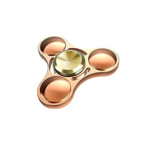 Fidget Spinner Metalic Aluminiu Glow Culoare Auriu, Alte categorii