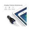 Incarcator Auto Dual 2 USB Techstar® Qualcomm Quick Charge 3.0 Adaptor 9V 2A Bricheta Negru, Auto - Moto - imagine 7