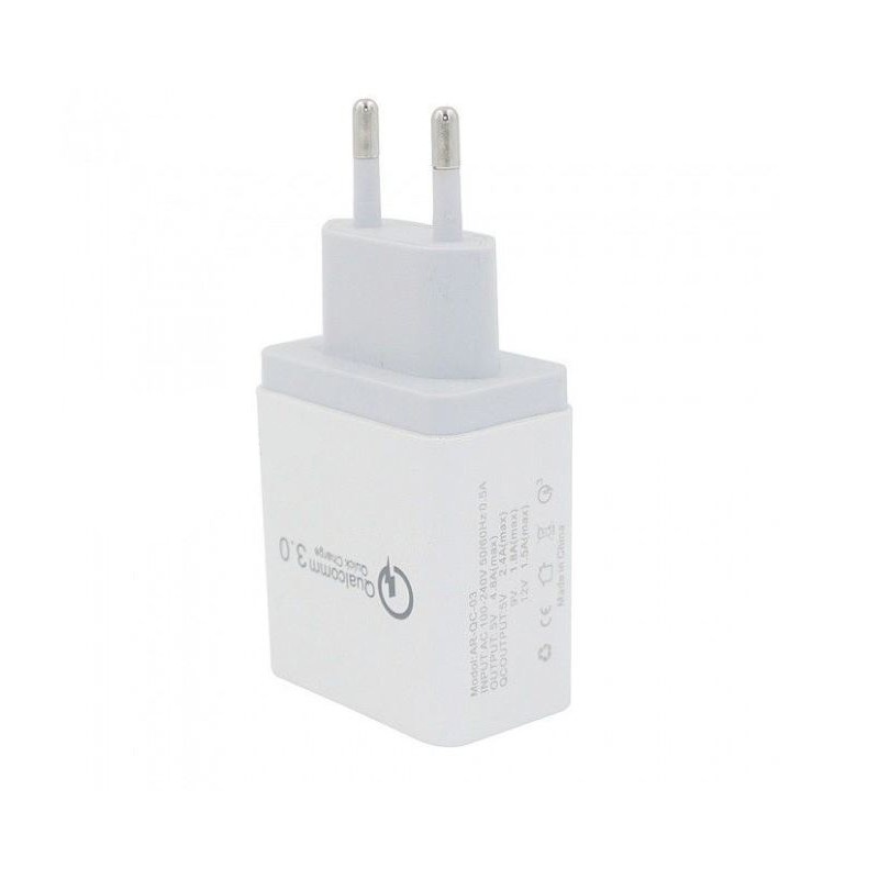 Incarcator ultra rapid cu 3 porturi usb QC 3.0 3A 18W pentru smartphone universal, Auto - Moto - imagine 5