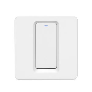 Intrerupator Smart Techstar®, Wireless 2.4GHz, Button cu Revenire, Design Classic, Iluminare LED, 1 Faza, cu NUL, Alb, Intrerupatoare – ofertă, preț și specificații