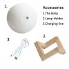 Lampa LED forma de luna plina 8cm Diametru 2 culori alb si rece Reglabila, Iluminat interior - imagine 4