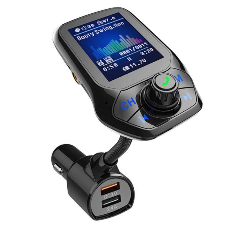 Modulator Auto FM Techstar® T43 – Bluetooth & Încărcare Rapidă