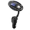 Modulator FM Auto Transmitator T12 Hands Free cu Bluetooth 3.0, Aux, Dual USB, Car Kit Mp3 Player, Auto - Moto - imagine 8