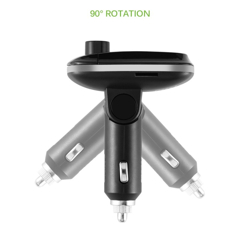 Modulator FM Auto Wireless T50 Car Kit Bluetooth MP3 Player Dual Usb Port, Auto - Moto - imagine 8