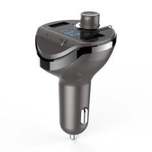 Modulator FM Techstar® T20, Wireless, Bluetooth 4.2,Microfon Integrat, FM Transmitator, Voltaj Baterie, USB, Slot MicroSD, Auto - Moto – ofertă, preț și specificații