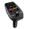 Modulator FM Transmitator Auto Techstar® Onever, Bluetooth 4.0, Wireless, Mp3 Player 3.1A 2xUSB Charger, Auto - Moto - imagine 6
