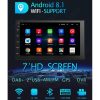 Navigatie Auto Multimedia 7168 Techstar® 2DIN Android 8.1 GPS Radio Wi-Fi Display 7" Quad Core MP5 Player, CarPlay & Android Auto - imagine 6